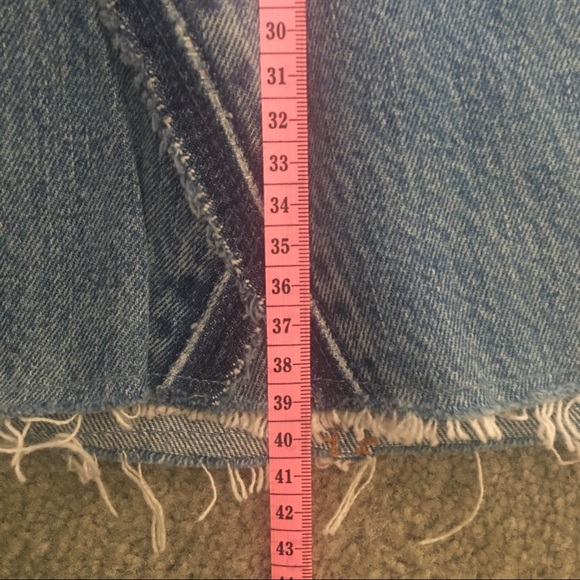 REDONE High Rise Mini Skirt - Picture 13 of 13